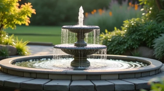 fontaine dans votre jardin